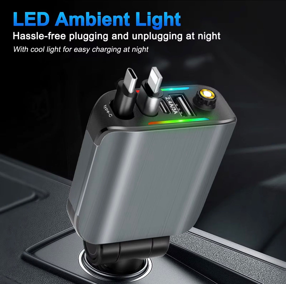 Adaptateur voiture 4 en 1