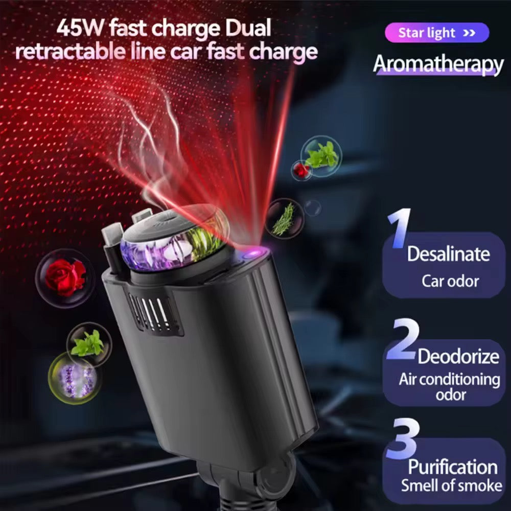 Adaptateur-Désodorisant 5 en 1